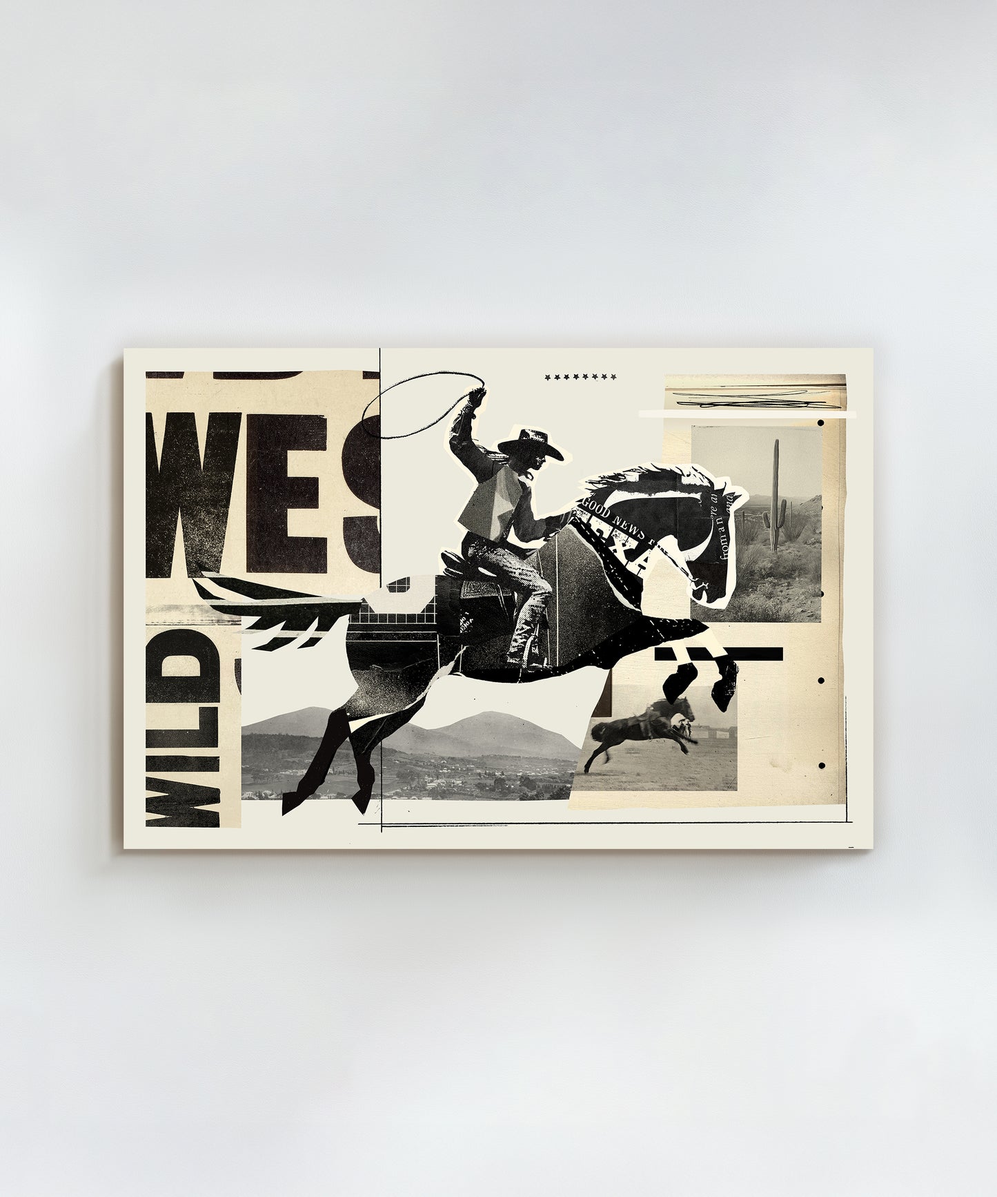 Collage Cowgirl #3