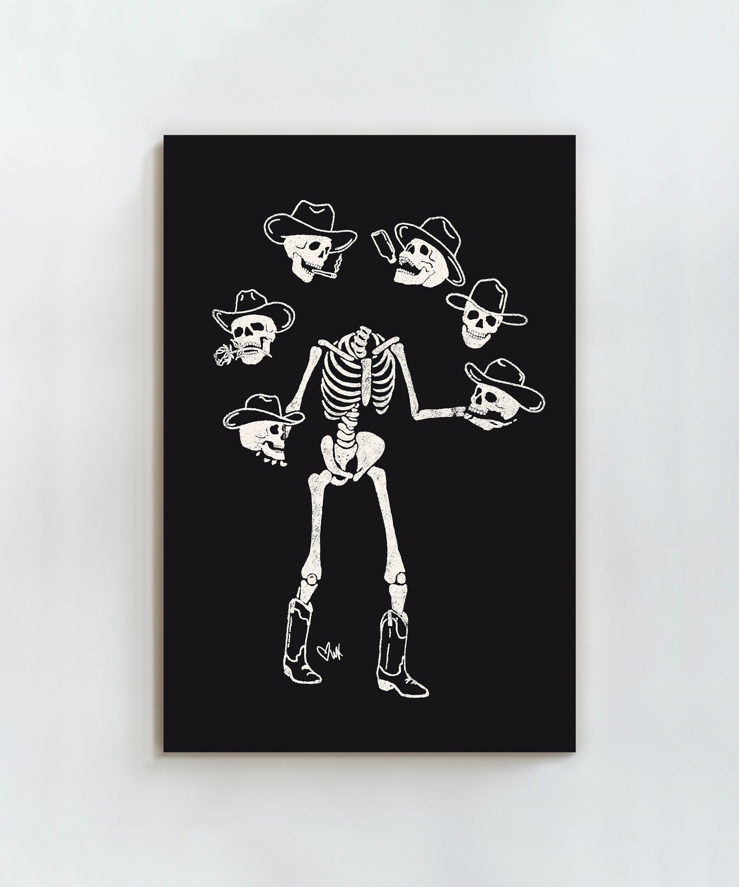Cowboy Skeleton by Courtney Collier