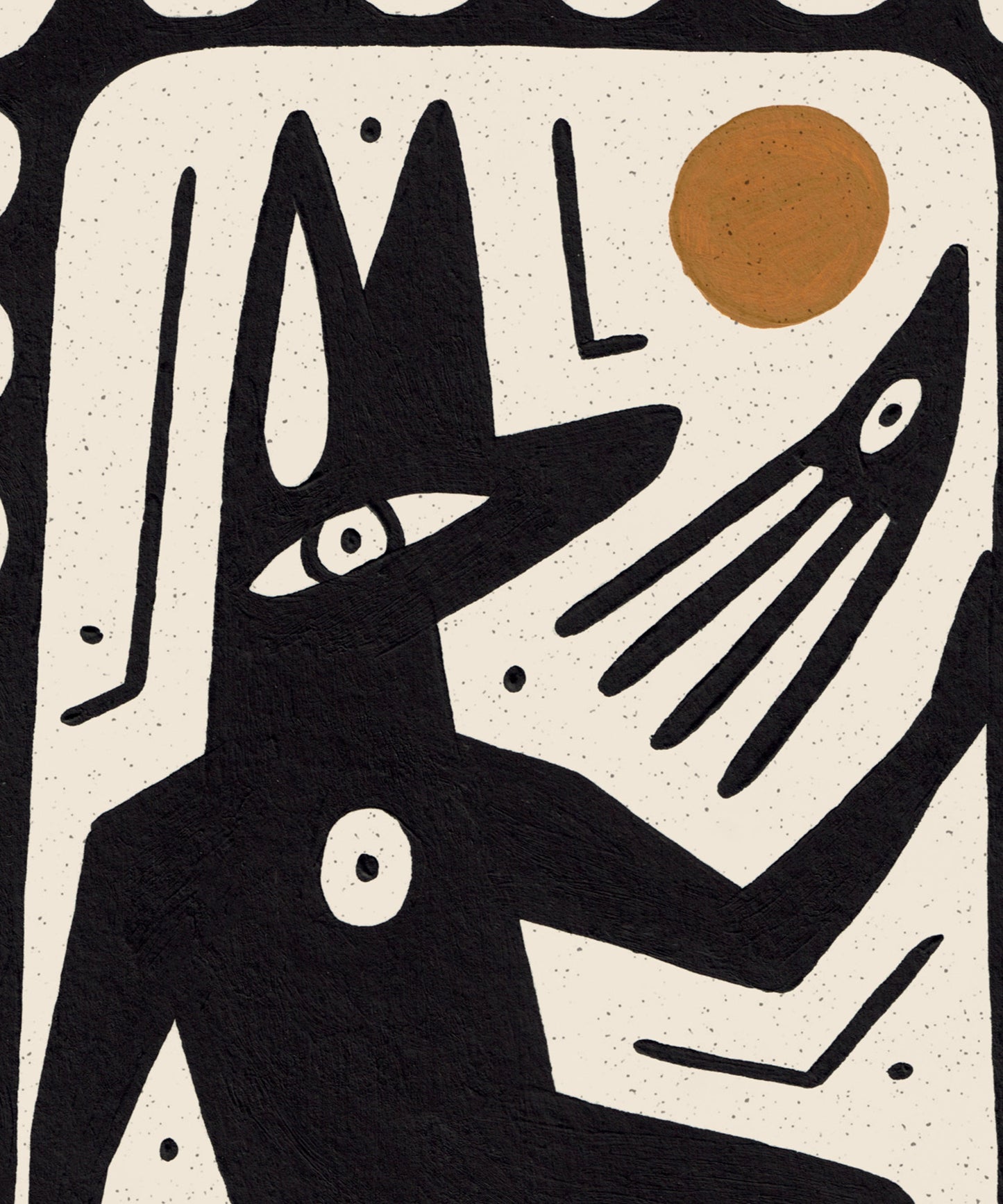 Coyote and Snake by Perro y Arena