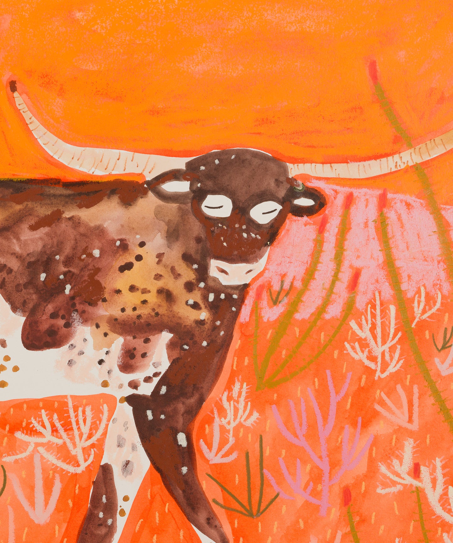 Desert Longhorn by Melissa Lakey