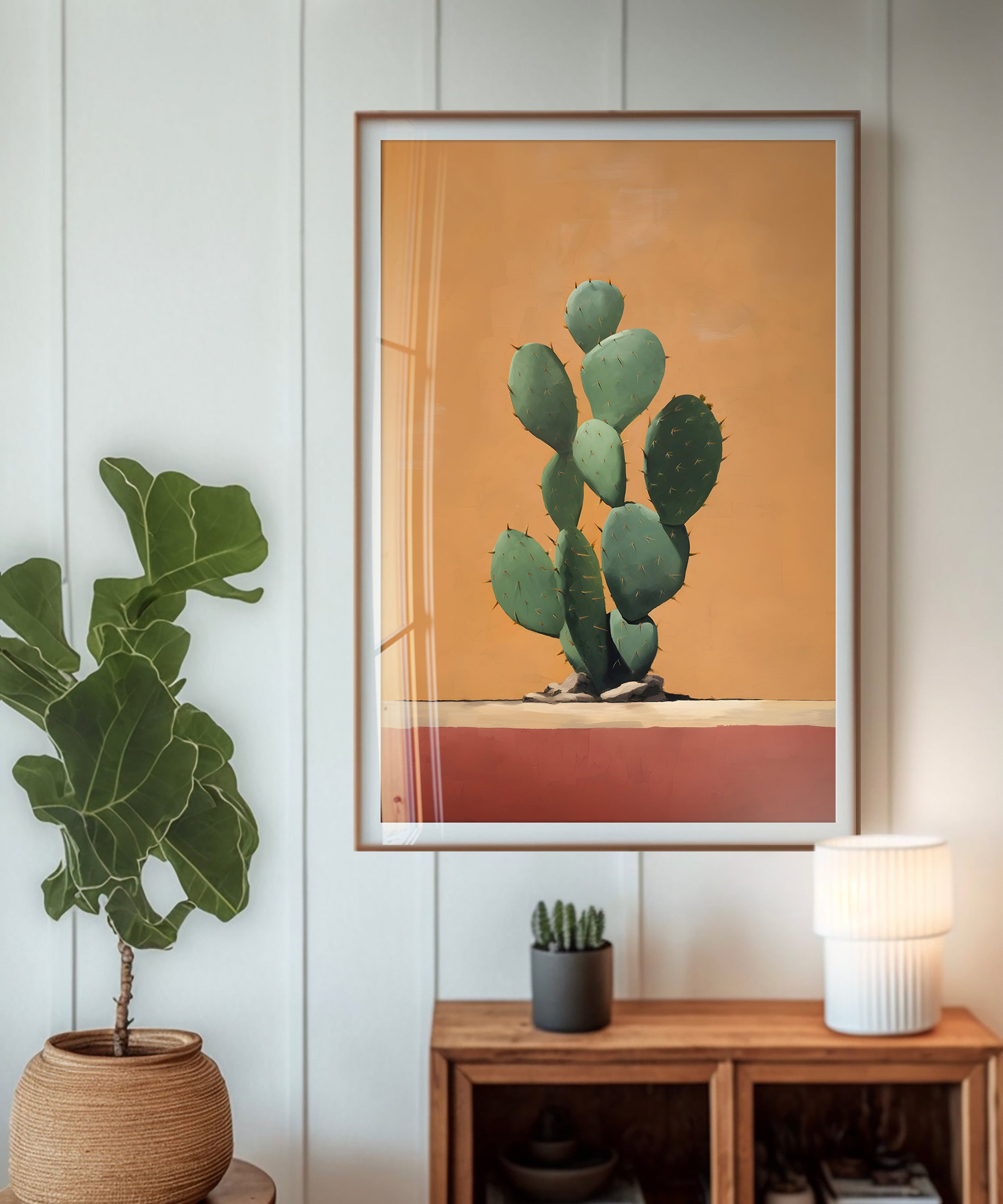 Earthy Cactus' Print - Marcus Prime