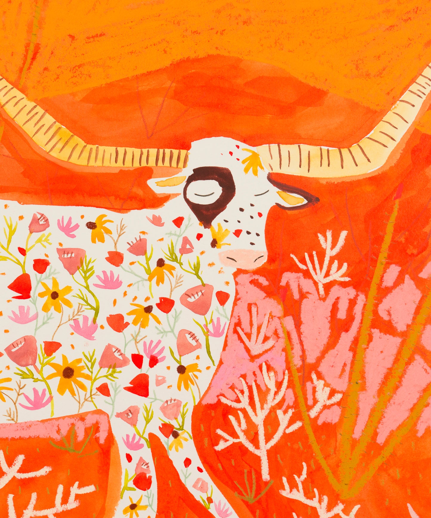 Wildflower Longhorn by Melissa Lakey