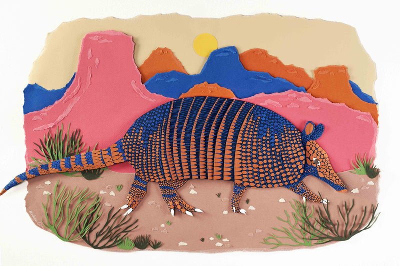 Paper Armadillo by Andrea Cira