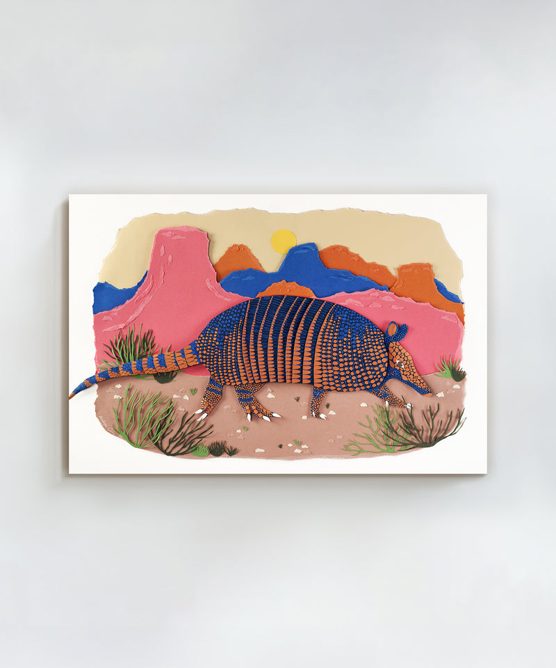 Paper Armadillo by Andrea Cira