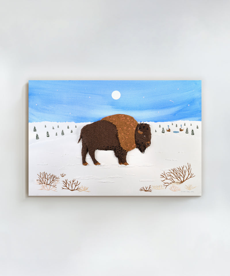 Paper Bison by Andrea Cira