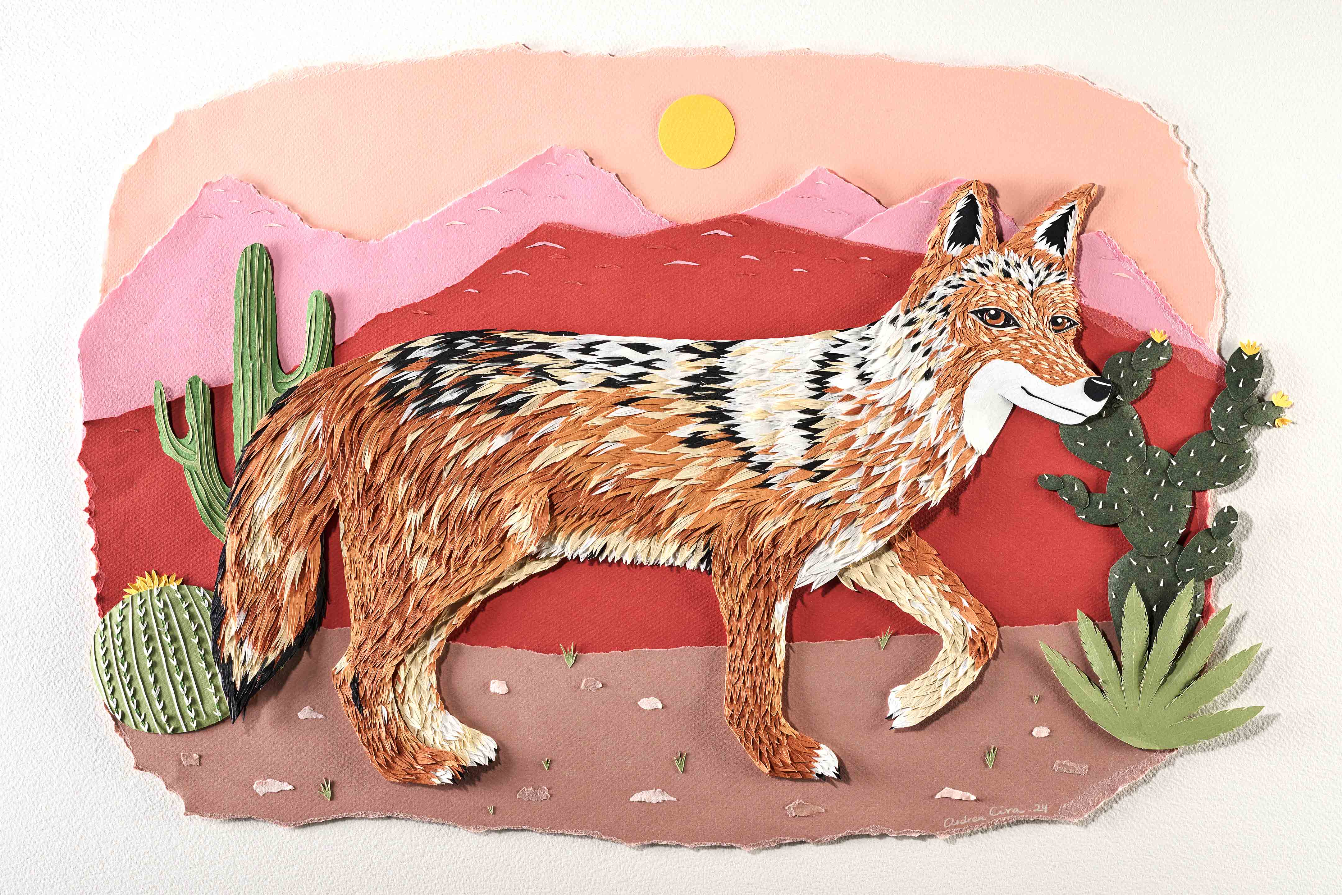 Paper Coyote by Andrea Cira – HeadWestStudio