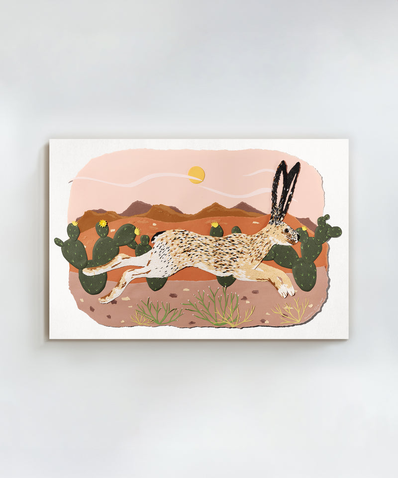 Paper Jackrabbit by Andrea Cira