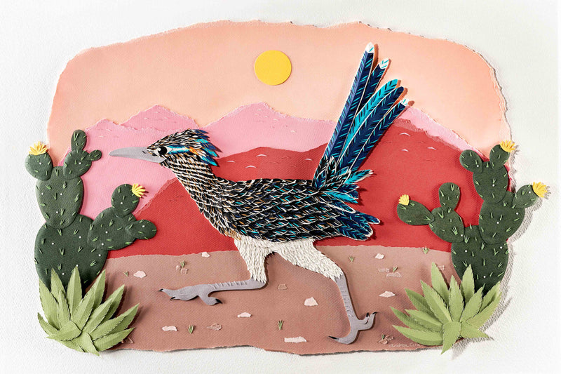 Paper Roadrunner by Andrea Cira