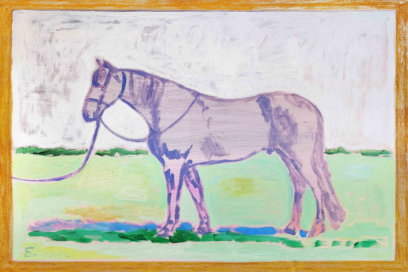 Lavender Horse #2 by Anne-Louise Ewen