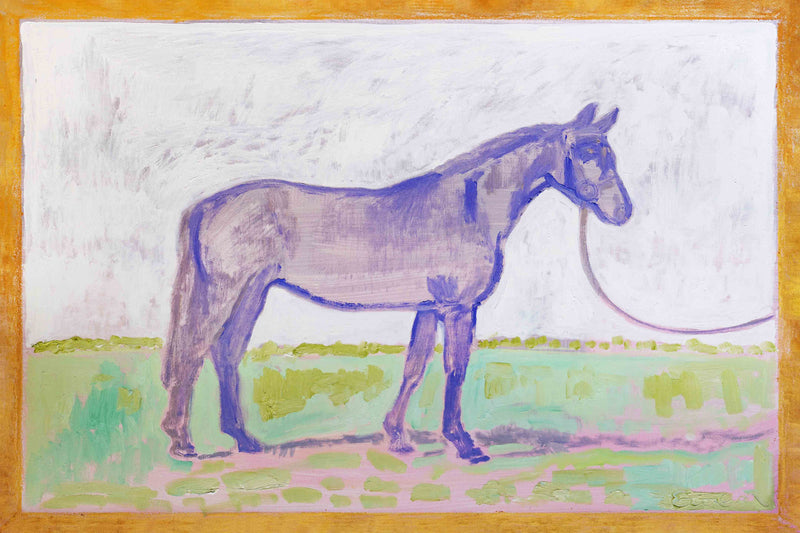 Lavender Horse #1 by Anne-Louise Ewen