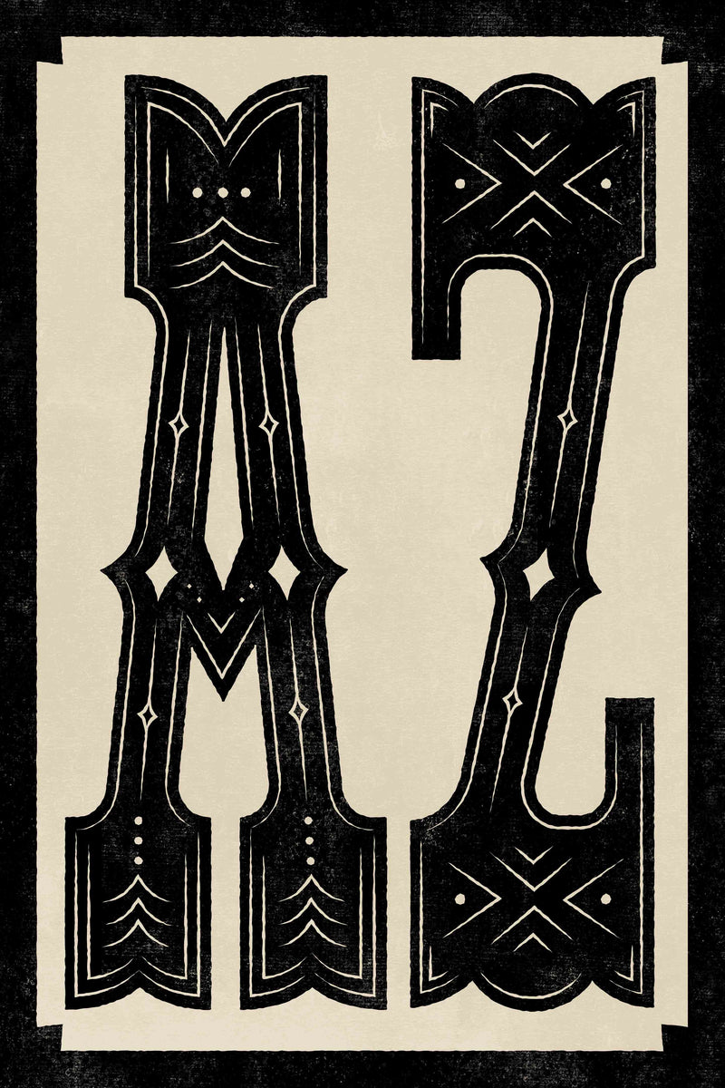 Large Letters - AZ by Head West Studio