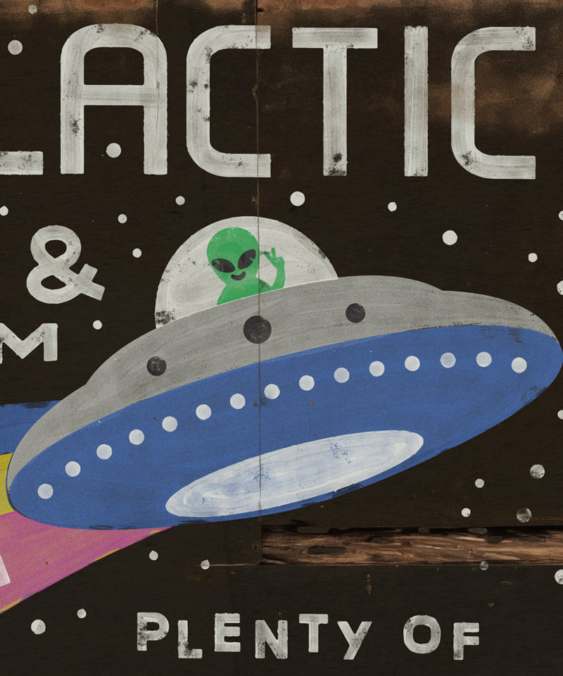 Road Trip Attractions #3 - Alien Museum by Head West Studio