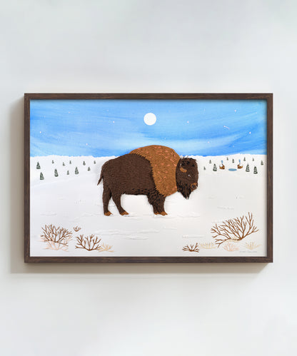 Paper Bison by Andrea Cira