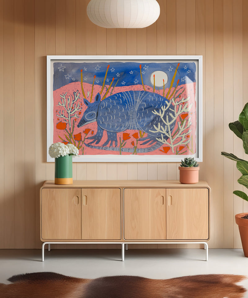 Moonlight Armadillo by Melissa Lakey