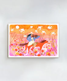 The Birds Danced As She Rode by Melissa Lakey