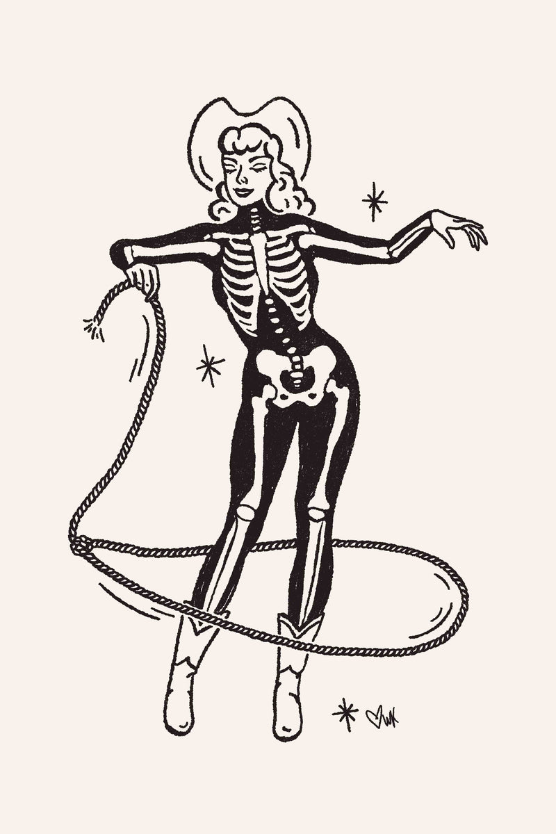 Bone-a-fide Cowgirl by Courtney Collier