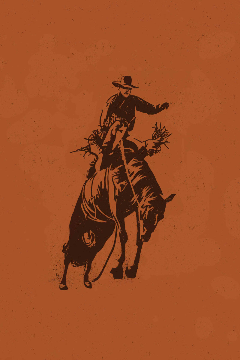 Bronc Rider #1 of 3 by Head West Studio