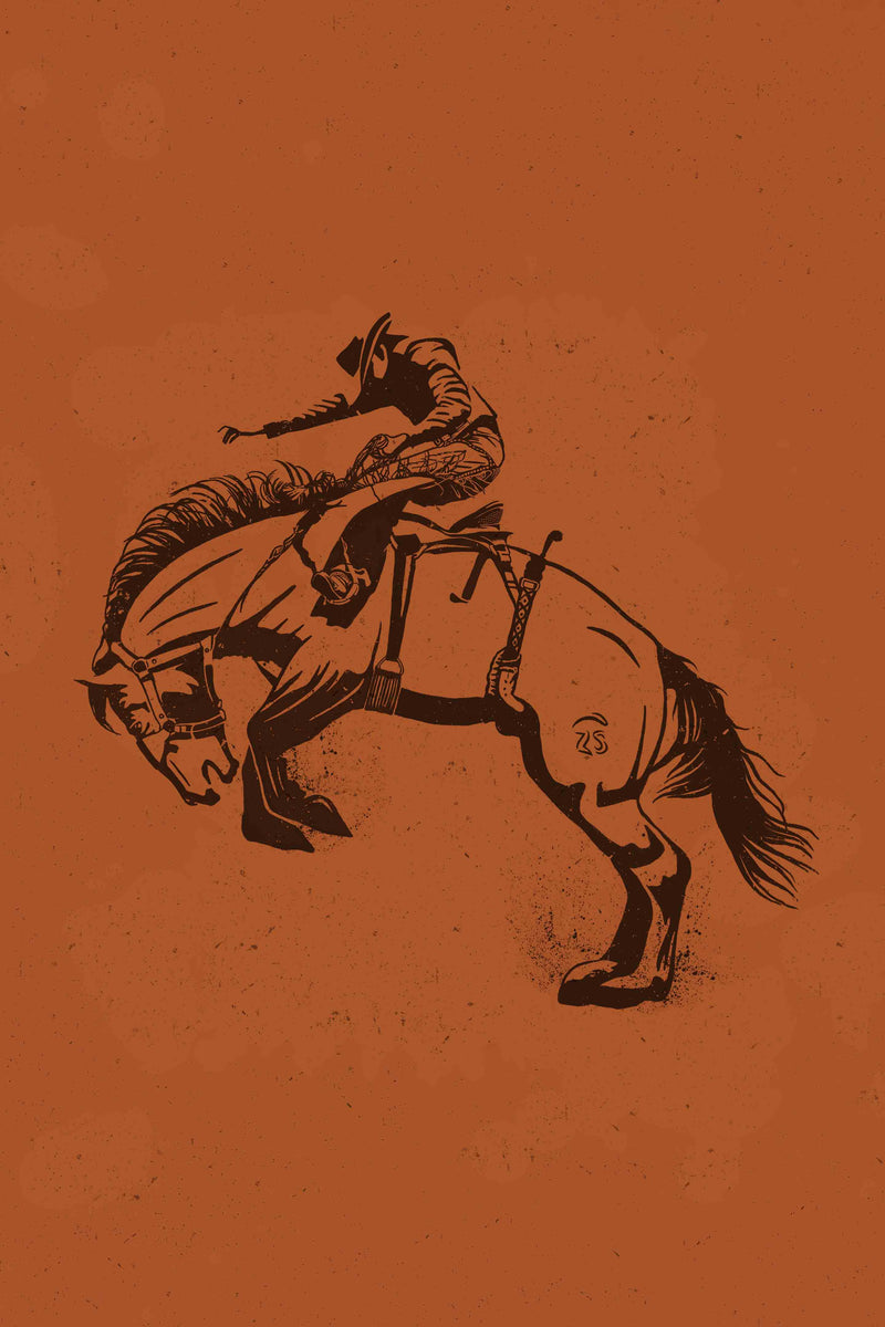 Bronc Rider #2 of 3 by Head West Studio