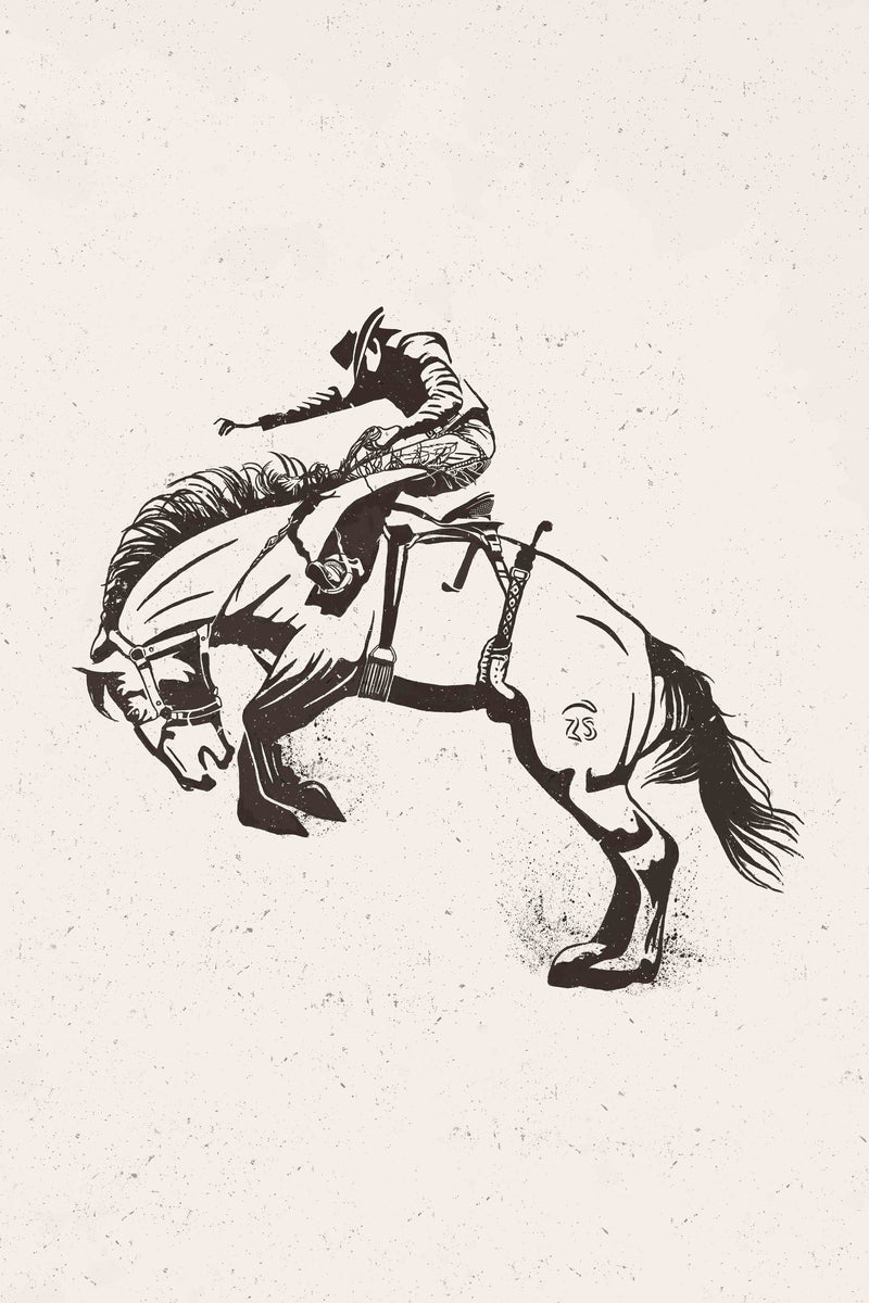 Bronc Rider #2 of 3 by Head West Studio