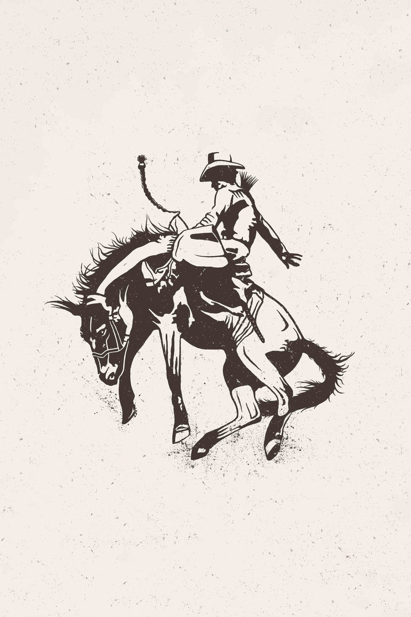 Bronc Rider #3 of 3 by Head West Studio