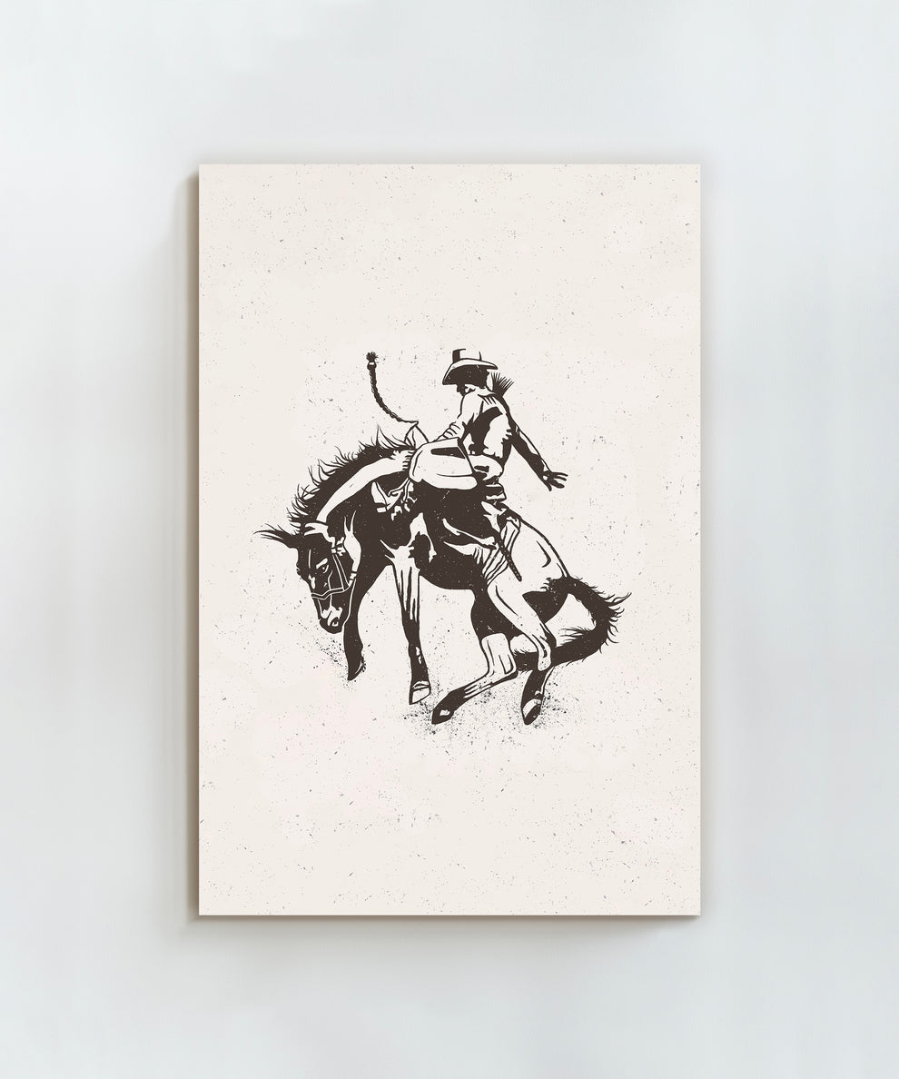 Bronc Rider #3 of 3 by Head West Studio – HeadWestStudio