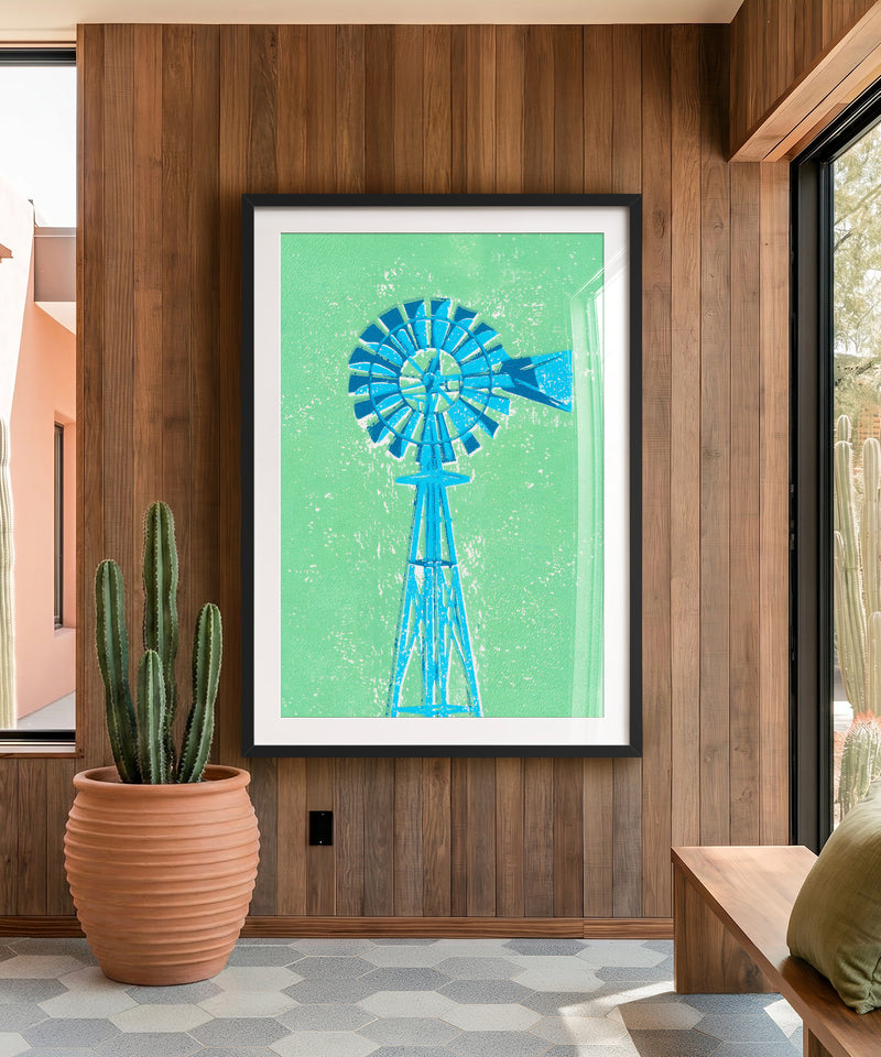 Shapes of the West - Windmill by Head West Studio