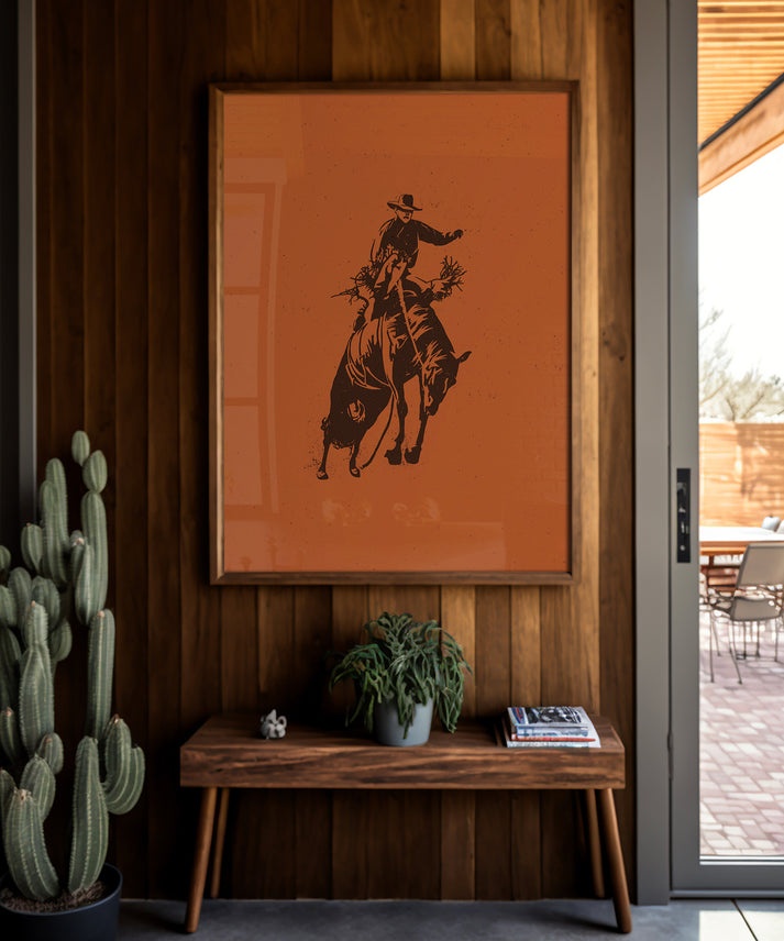 Bronc Rider #1 of 3 by Head West Studio – HeadWestStudio