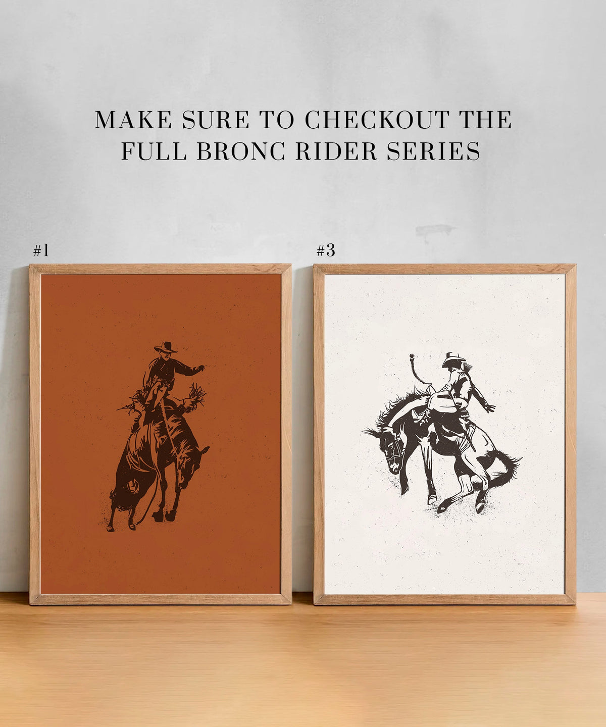 Bronc Rider #2 of 3 by Head West Studio