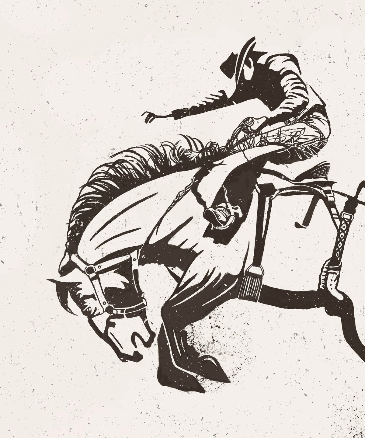 Bronc Rider #2 of 3 by Head West Studio