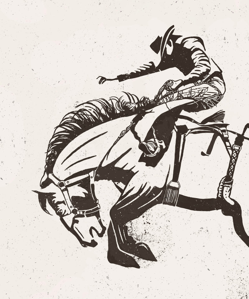 Bronc Rider #2 of 3 by Head West Studio