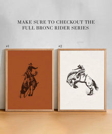 Bronc Rider #3 of 3 by Head West Studio