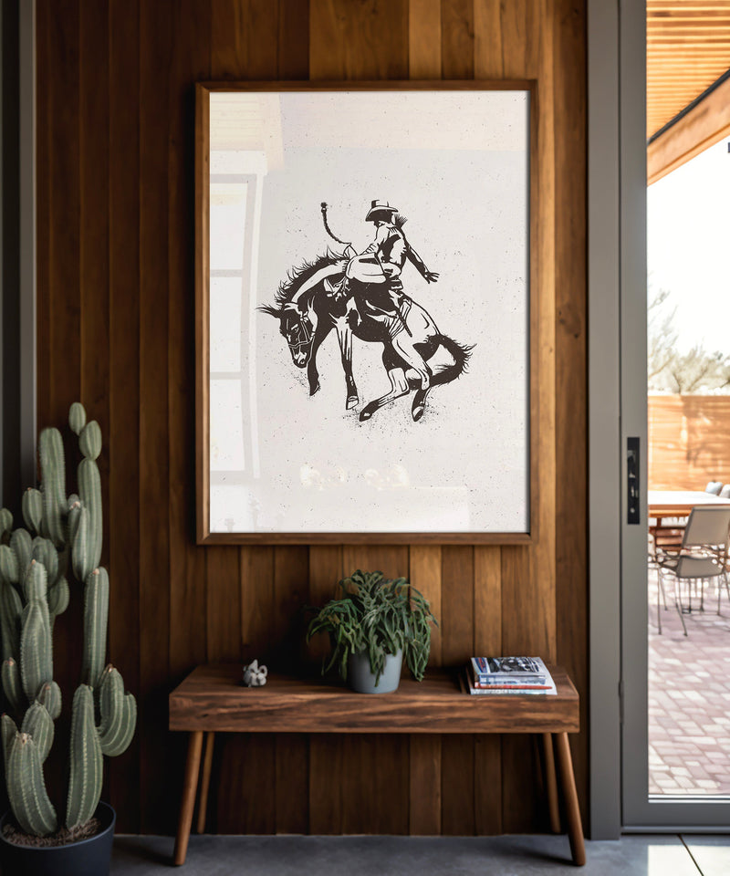 Bronc Rider #3 of 3 by Head West Studio
