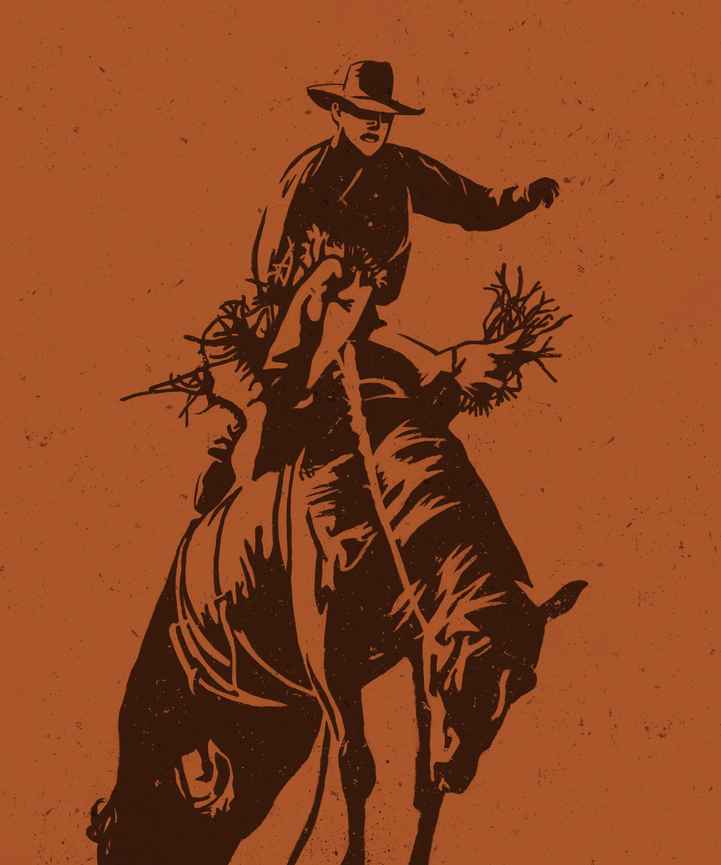 Bronc Rider #1 of 3 - Huckberry