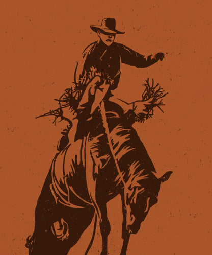 Bronc Rider #1 of 3 - Huckberry