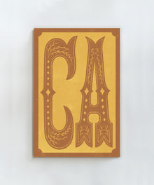 Large Letters - CA by Head West Studio