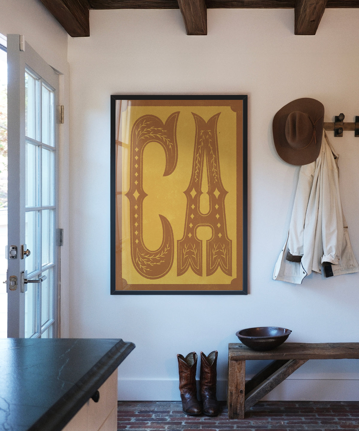 Large Letters - CA by Head West Studio