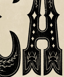 Large Letters - CA by Head West Studio