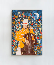 Cello In the Garden by Melissa Lakey