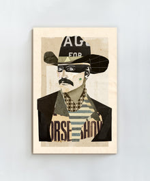 Collage Cowboy #1 by Head West Studio