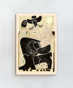 Collage Cowboy #2 by Head West Studio