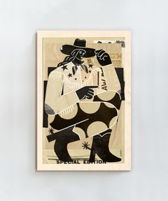 Collage Cowgirl #2 by Head West Studio