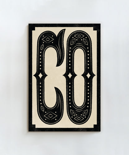 Large Letters - CO