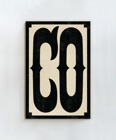 Large Letters - CO by Head West Studio