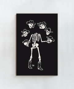Cowboy Skeleton by Courtney Collier