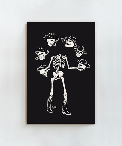 Cowboy Skeleton by Courtney Collier