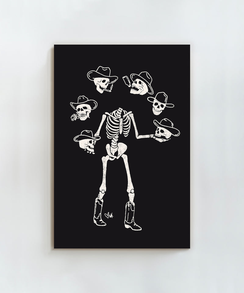 Cowboy Skeleton by Courtney Collier