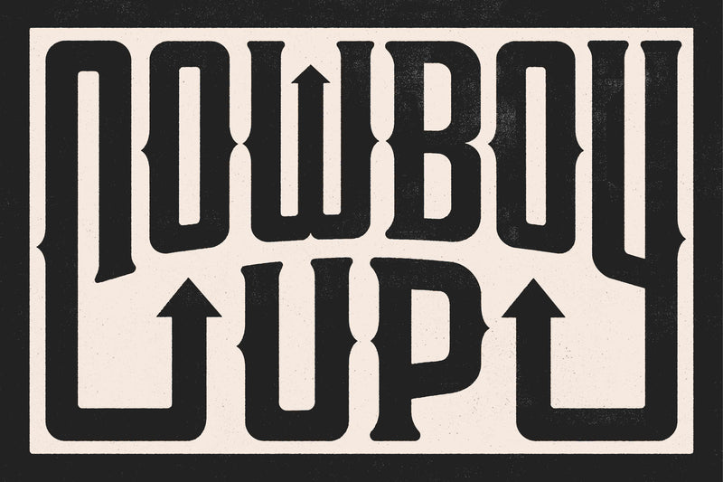 Cowboy Up by Head West Studio