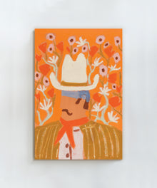 Cowpoke in the Flowers by Melissa Lakey