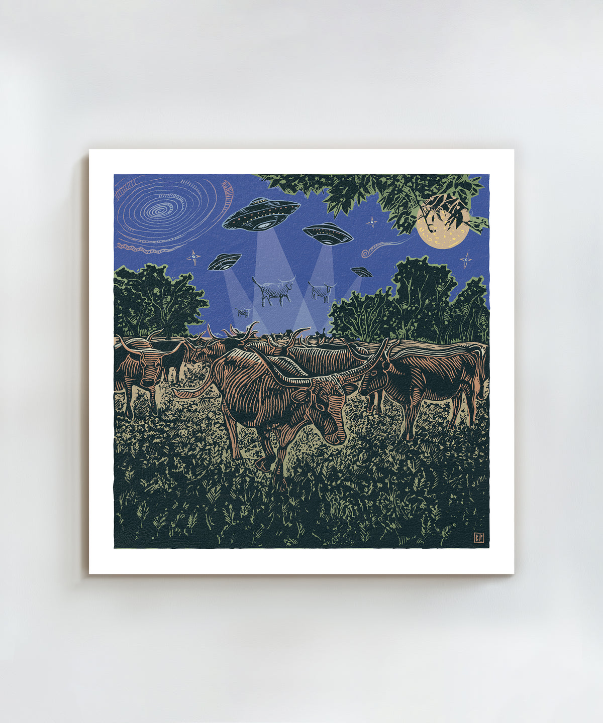 Cows and Aliens by Bryan Peterson