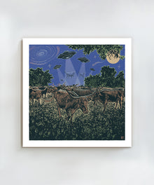 Cows and Aliens by Bryan Peterson